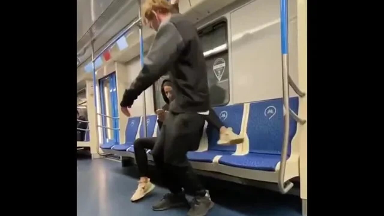 How to occupy seats inside the train in style.