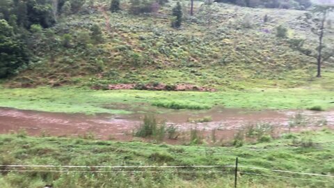 Our property starting to flood.