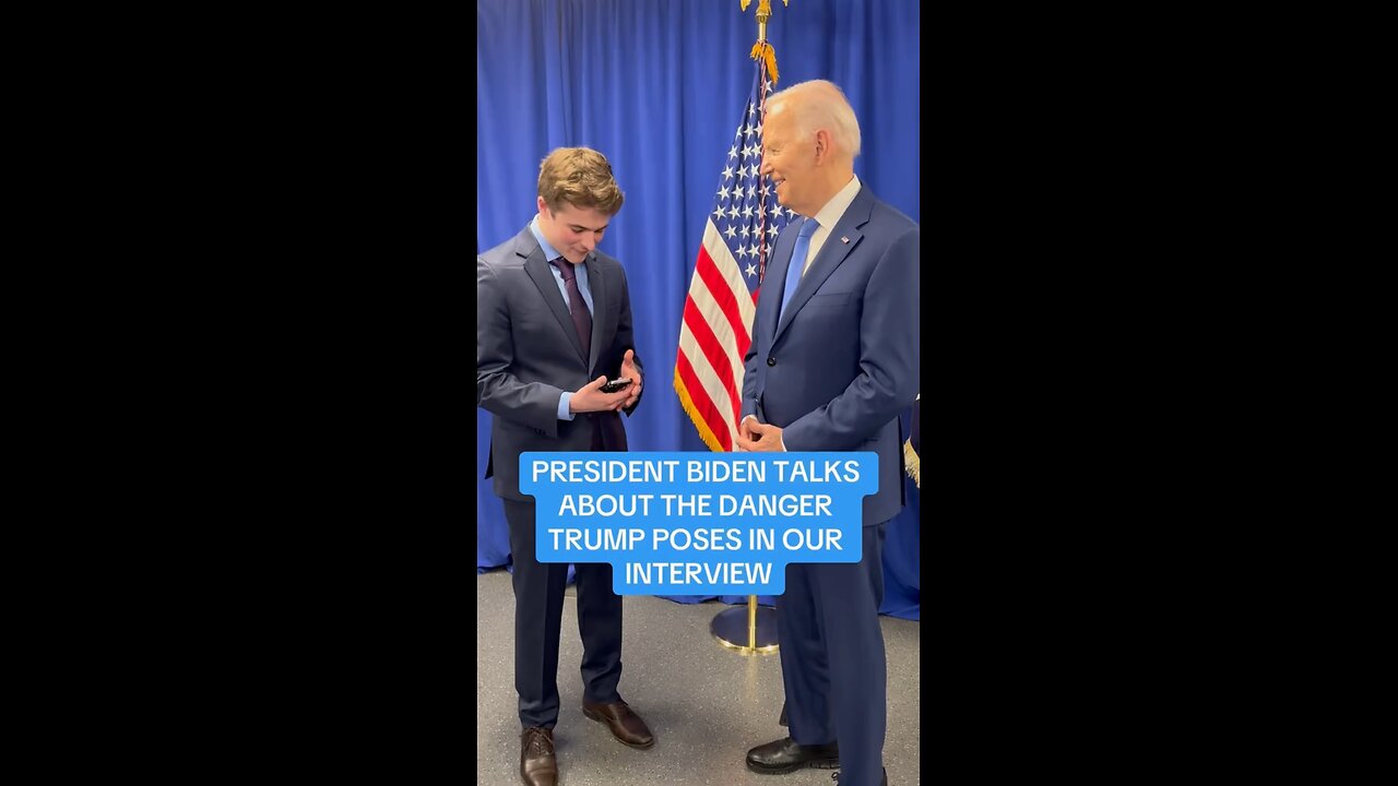 He’s not there to ask difficult journalistic questions of Joe Biden.