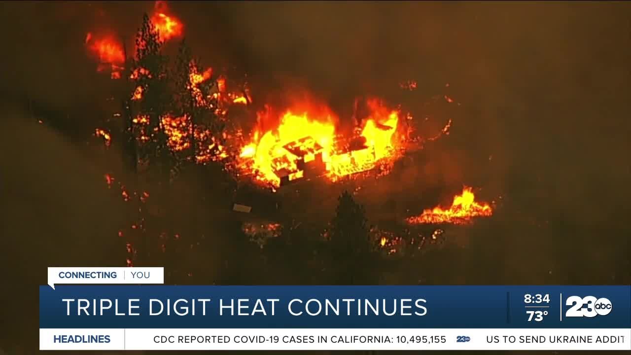 Rising temperatures heat up wildfire concerns along busy roads