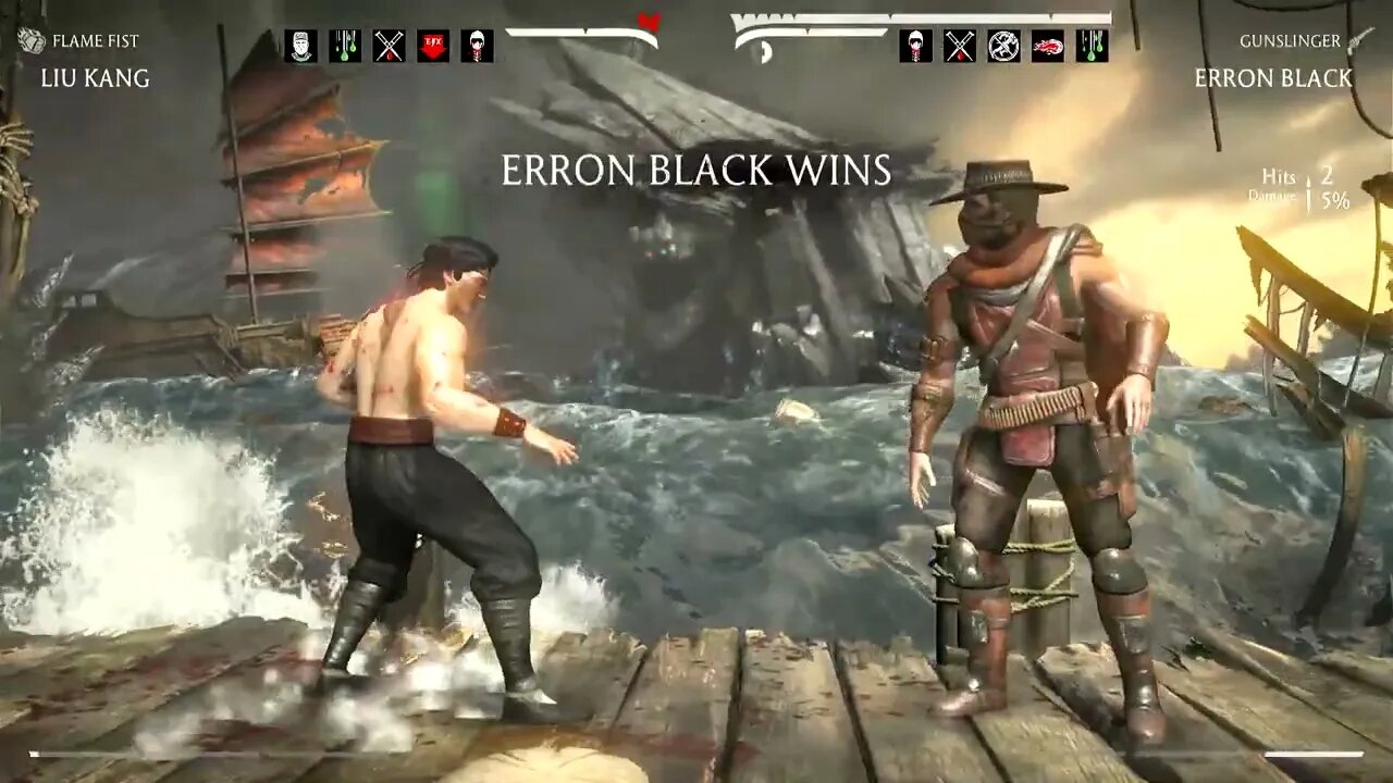 mk xl test your luck pt 1 Liu Kang vs erron black