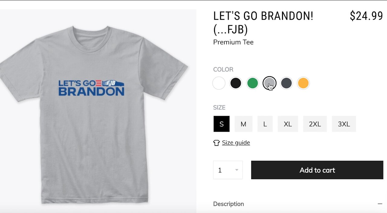 Let's Go Brandon... (Official FJB Merchandise by comedian K-von)