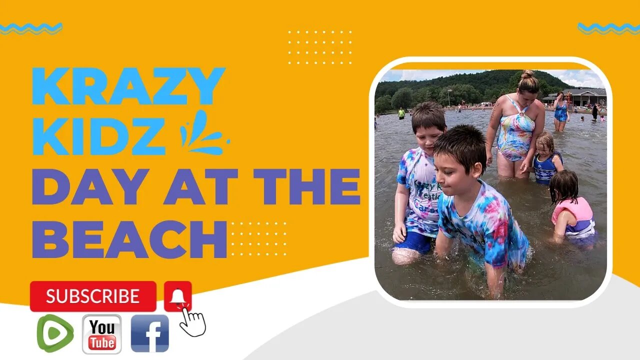 Krazy Kidz Day at The Beach! | Krazy Kidz Creations