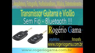 Transmissor e Receptor Sem Fio! Guitarra e Violão! #Review #Unboxing