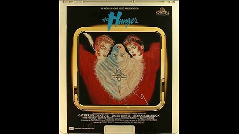 The Hunger (1983) Sealed CED Videodisc Unwrapping