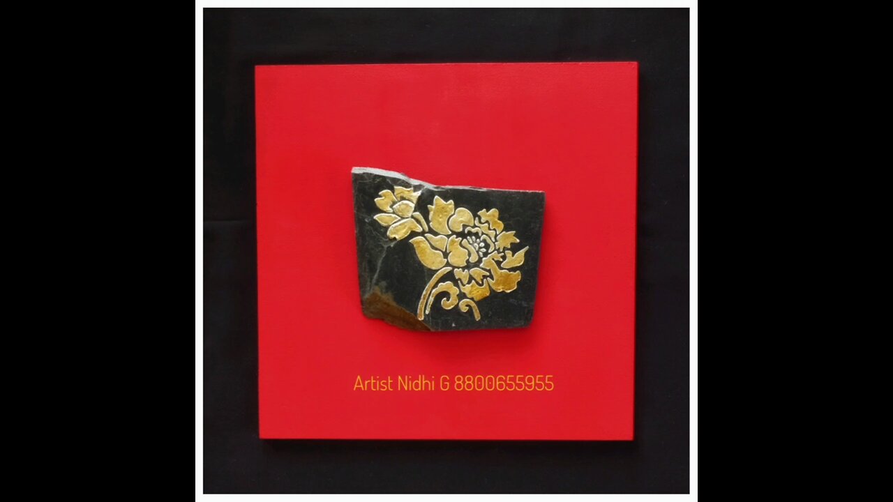 3D Gold Leaf Painting