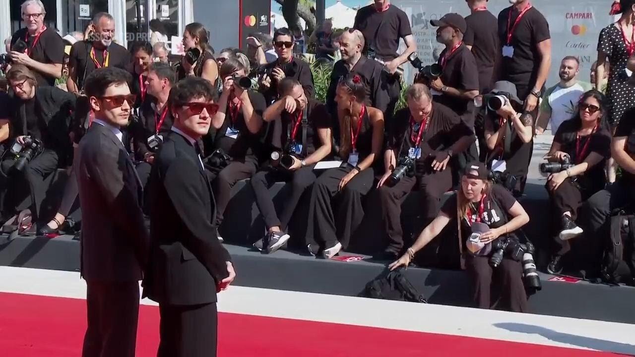 Boukherma brothers premiere their latest movie 'Leurs enfants après eux' in Venice