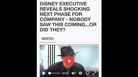 DISNEY EXECUTIVE REVEALS SHOCKING NEXT PHASE