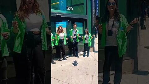 A giant walks through my video