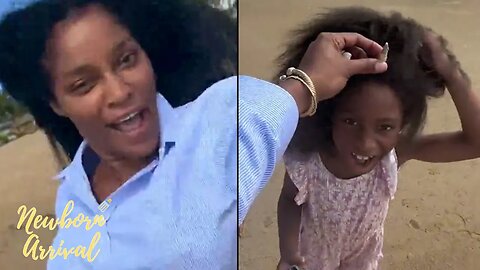 Joseline's Daughter Bonnie Finds Unicorn Sea Shell During Their Puerto Rican Vacation! 🦪