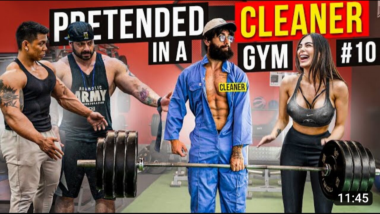 Elite Powerlifter Pretended to be a CLEANER | Anatoly GYM PRANK