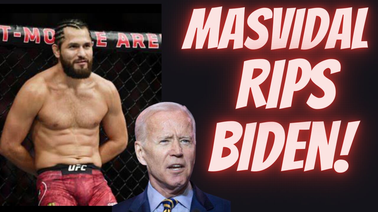 Jorge Masvidal has crowd cheering "LETS GO BRANDON"