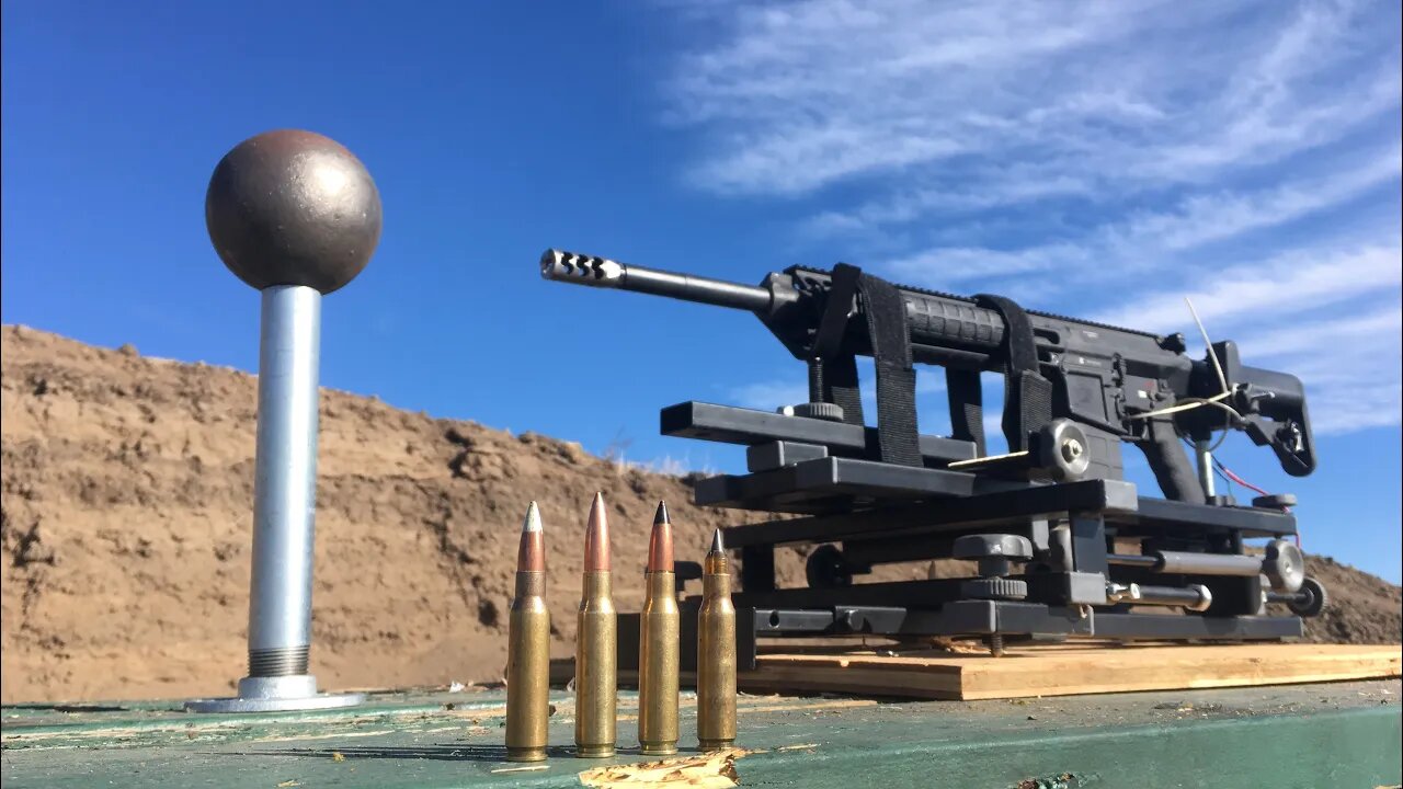 308's Baddest Rounds vs 4" Iron Ball