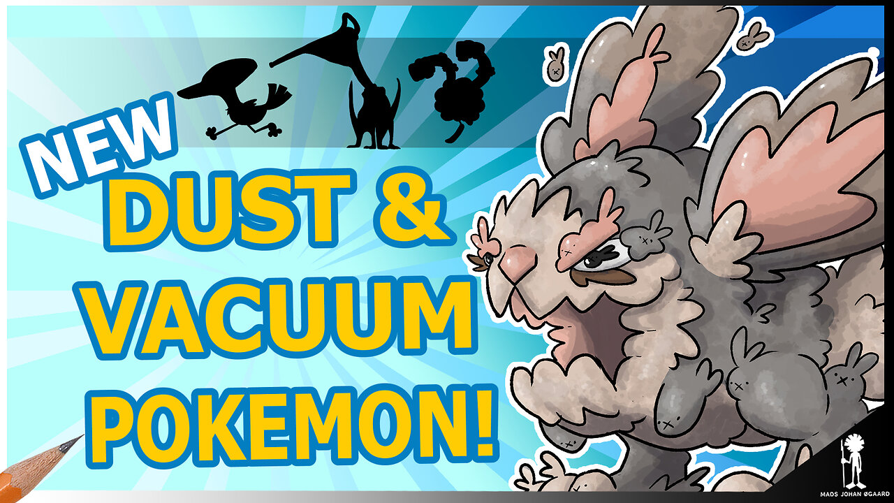Dust Bunny & Vacuum Cleaner Pokémon 🐰🦅 | Hydonso Region