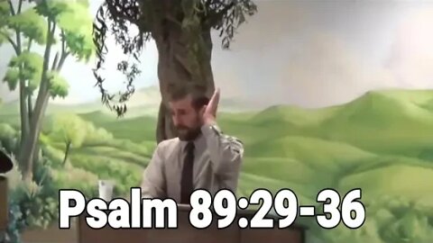 Eternal Security | Psalm 89:29-36 | Pastor Anderson | Sermon Clip 08/12/2020
