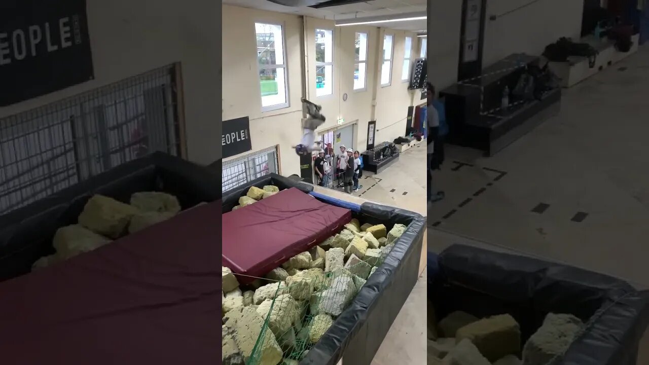 Easy Double flip 🌅 #shorts