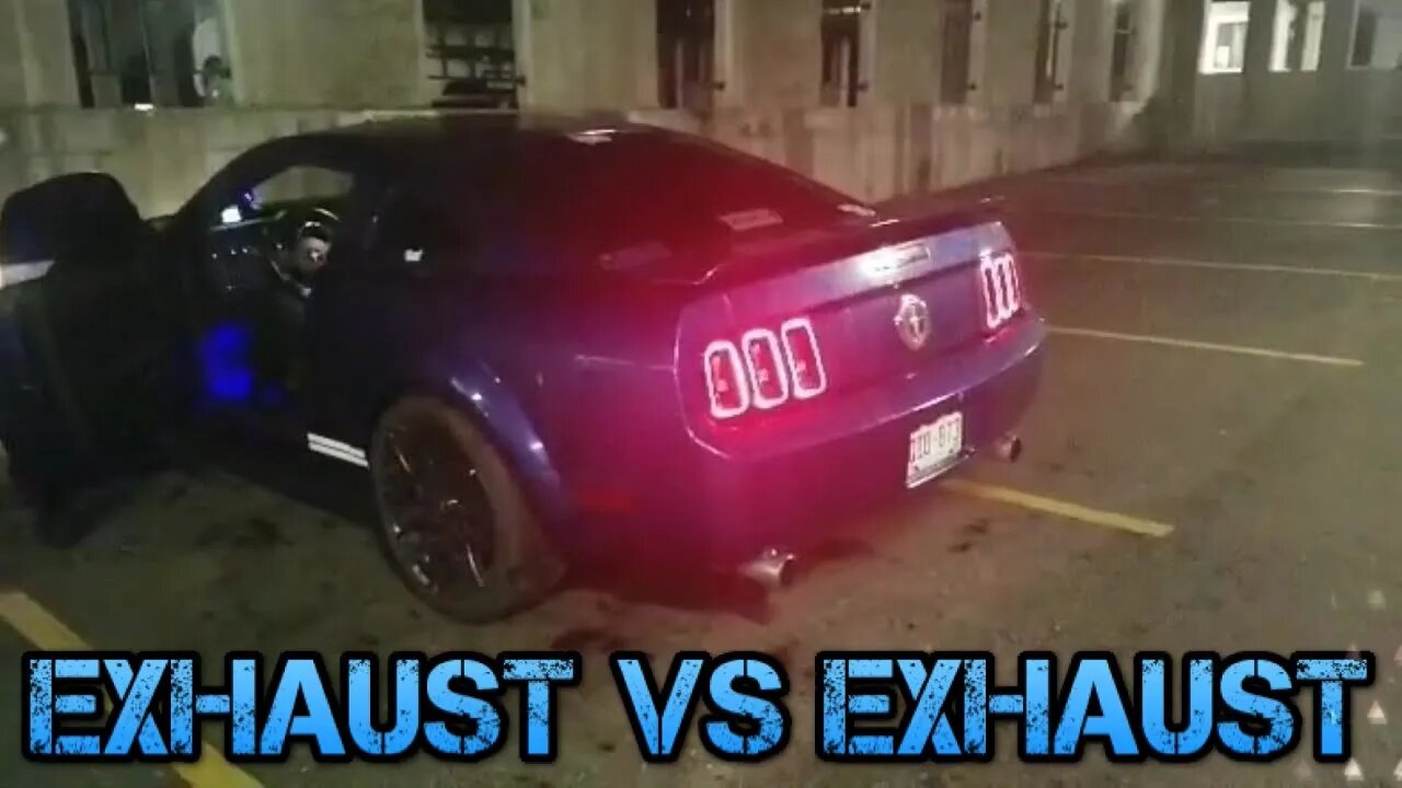 4.0 V6 Mustang Exhaust Ethan BOSSE Vs Just Uh 4.0 V6 Mustang Exhaust VS Exhaust Friendly Battle