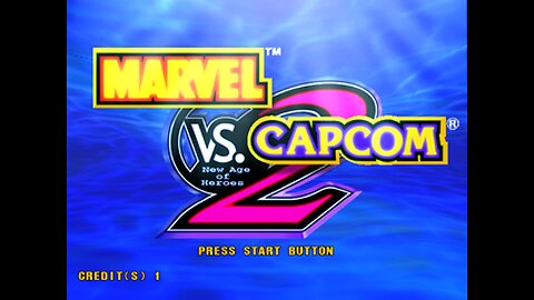 Arcade Gameplay Presentation - Marvel Vs Capcom 2: New Age of Heroes (PlayStation 2)