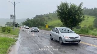 Nordeste de Minas Gerais: tráfego na BR-418 no vale do mucuri prejudicado por chuvas que atingiram