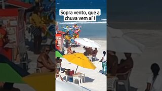 Cabo Frio, RJ [ Praia do Forte] Sopra vento! A chuva vem aí! #shorts