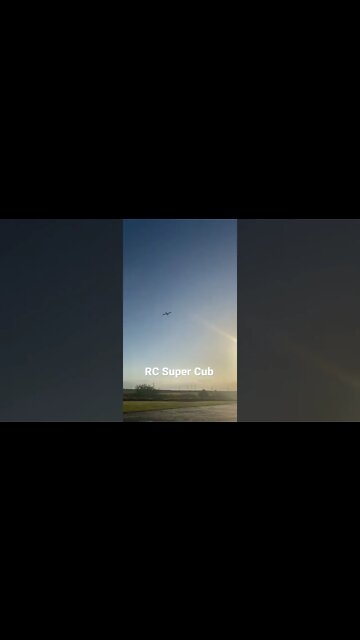 This is an RC Cub that I got from the donations bin in my club. I donated some money for the model.