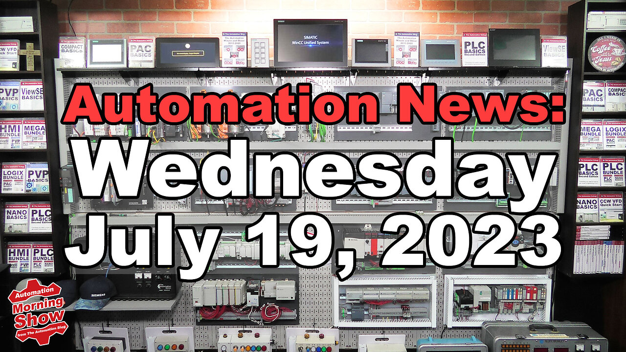 July 19 News: LiDAR, NUC, AMR, PoE, Ai, AGV, PLC Basics, Idec AOS, Groov View, UDFB, Cobots and more