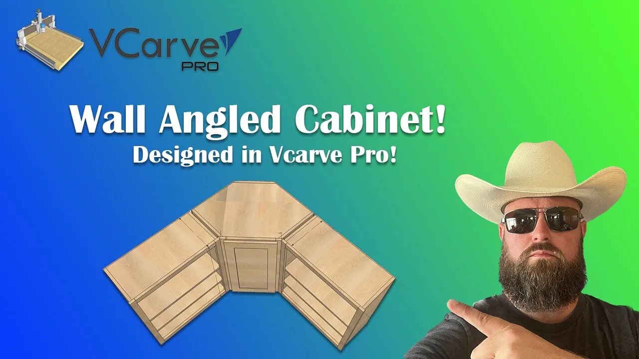 Easily design a Wall Angles Cabinet in VCarve Pro!