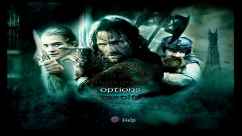 THE LORD OF THE RINGS THE TWO TOWERS MAIN MENU MUSIC PS2