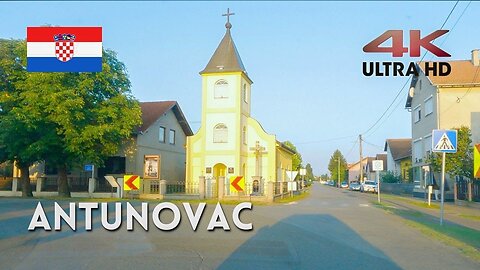 Driving in Croatia - Antunovac 4K | Slavonia Road Trip (June 2024)