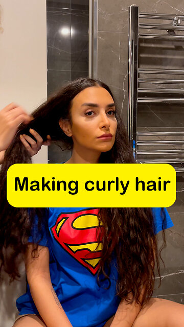 ایجاد موهای فرفری