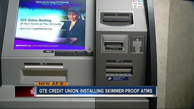 GTE Credit Union installing skimmer-proof atms