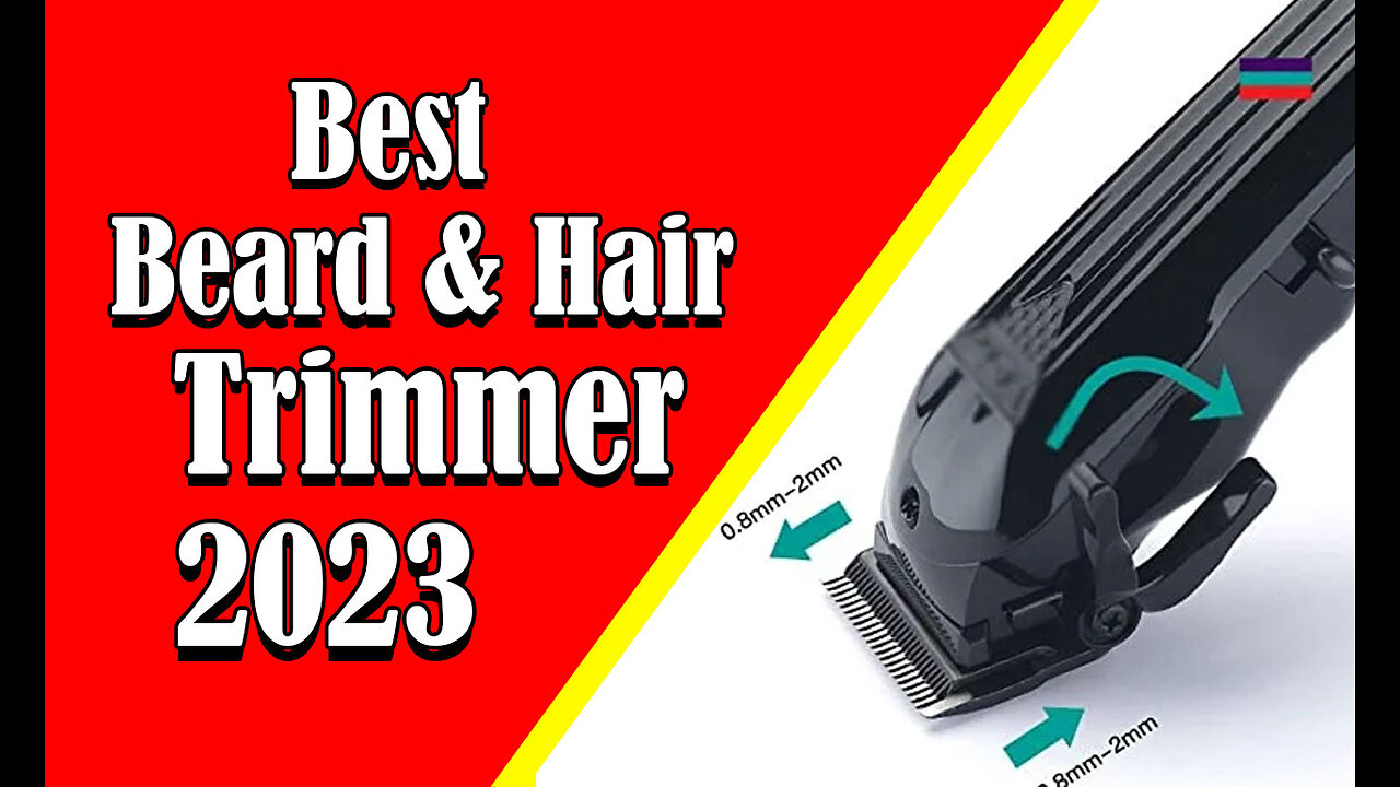 Beard & Hair Trimmer 2023 | SDFGH Professional LED Adjustable Powerful