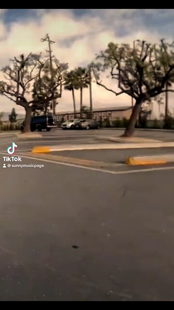 Cool skateboard trick