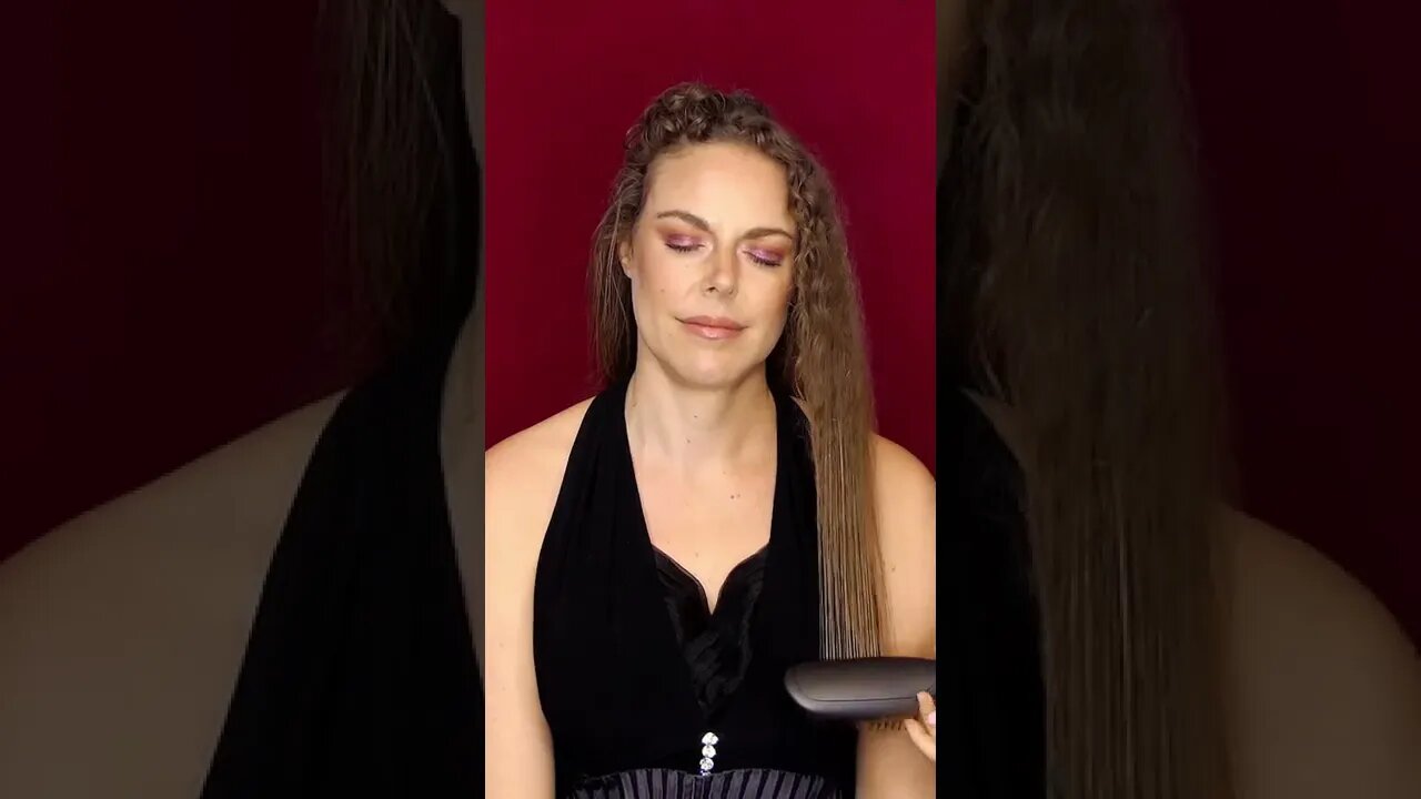 ASMR #Shorts Courtney Straightens Corrina's Hair, Full Video in Comments