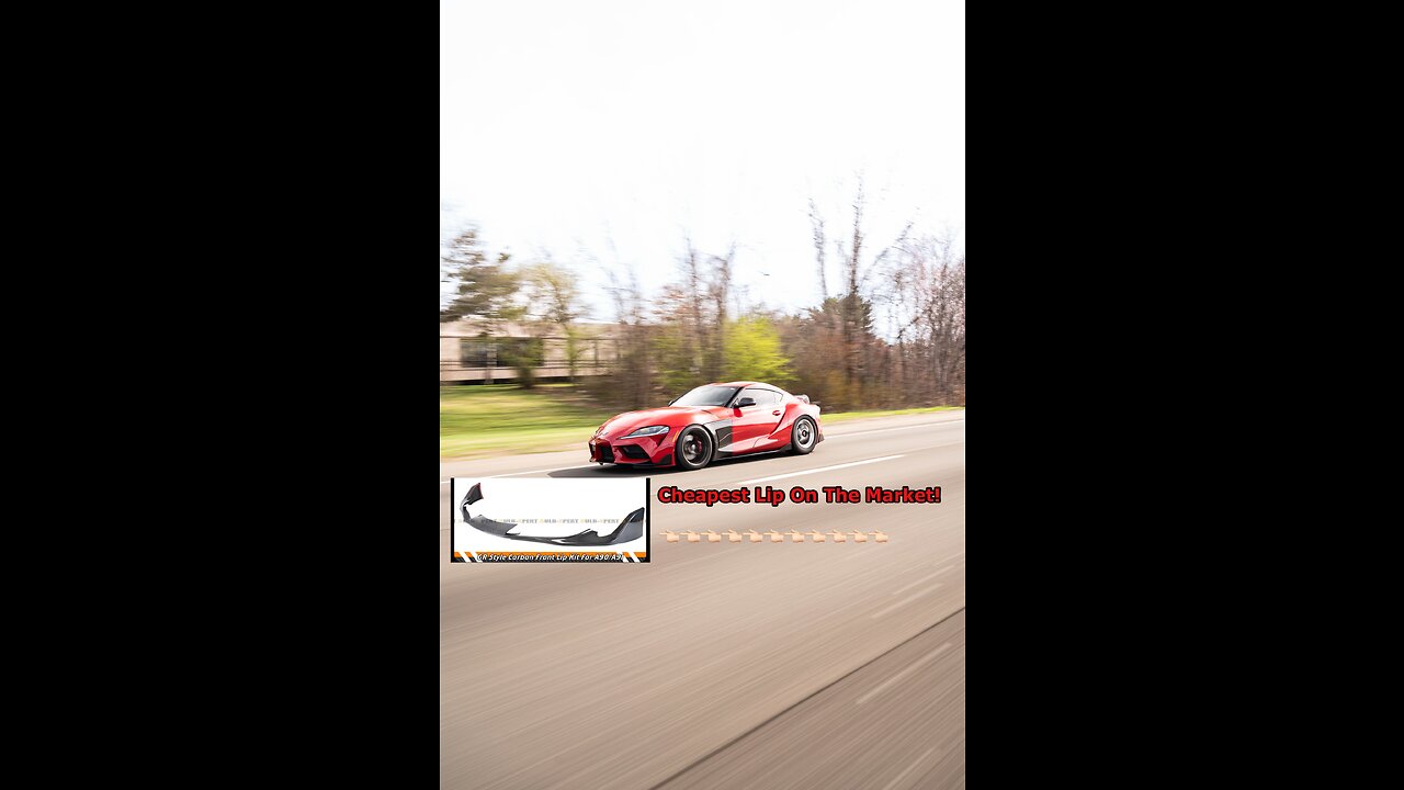 Supra Gets Carbon Fiber Lip