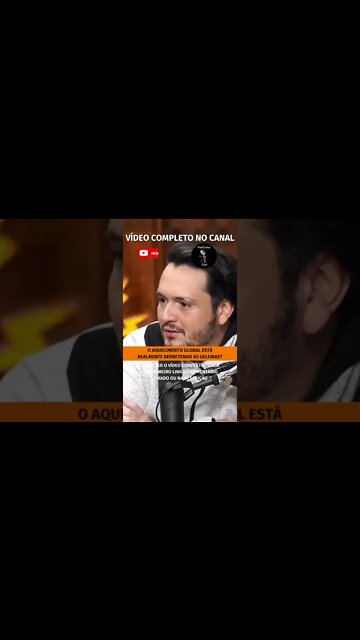 AQUECIMENTO GLOBAL E GELEIRAS #shorts #flowpodcast #aquecimentoglobal #geleira