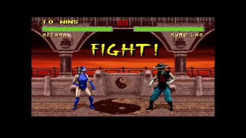 [Replay] Mortal Kombat II (SNES) - Kitana - Very Hard - No Continues