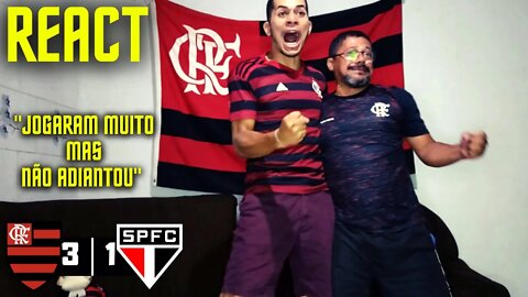 GRANDE VANTAGEM | REACT FLAMENGO X SÃO PAULO | COPA DO BRASIL 2022