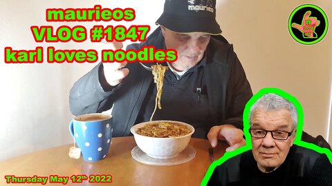 maurieo VLOG #1847 karl loves noodles