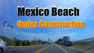 Dash Cam footage of Mexico Beach, Florida while under construction!