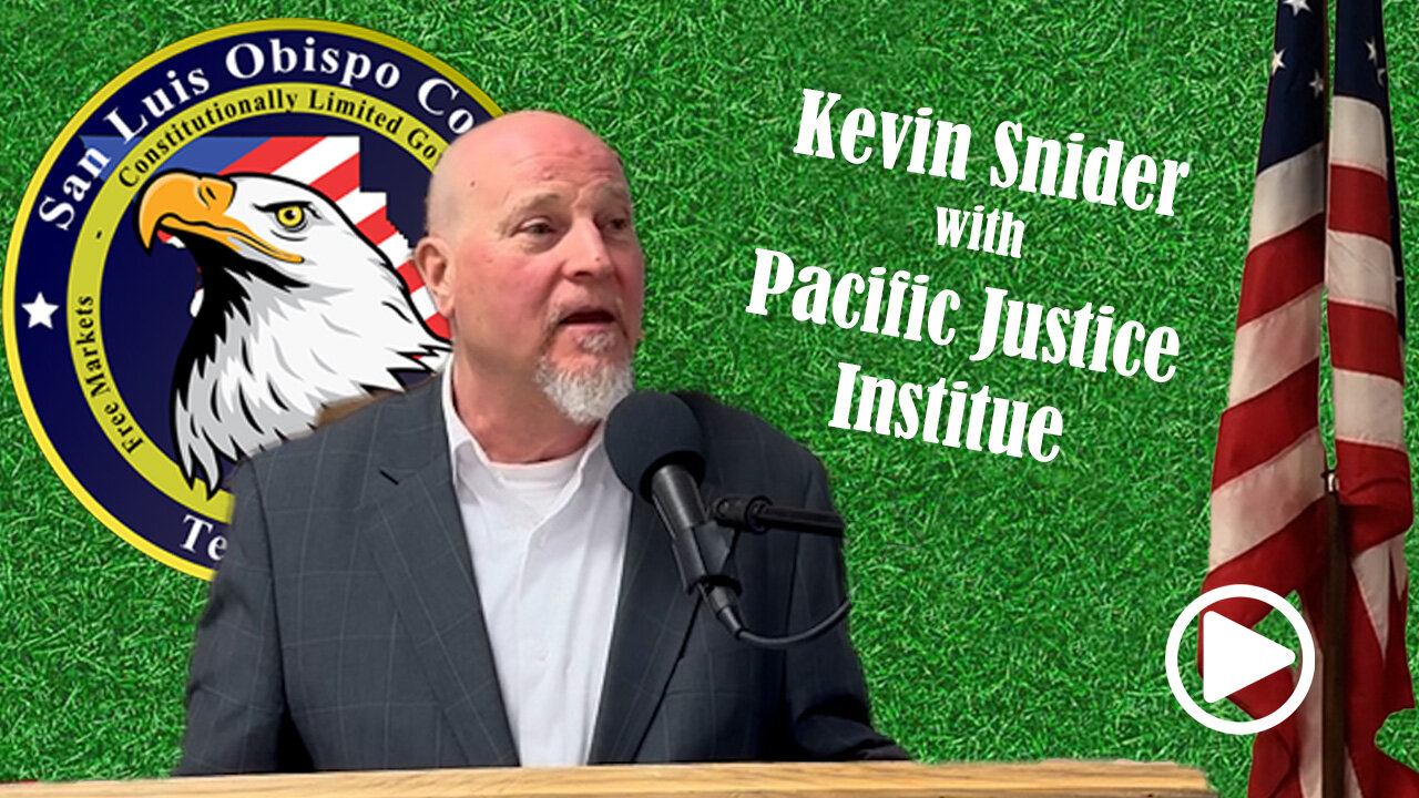 Kevin Snider with Pacific Justice Institute