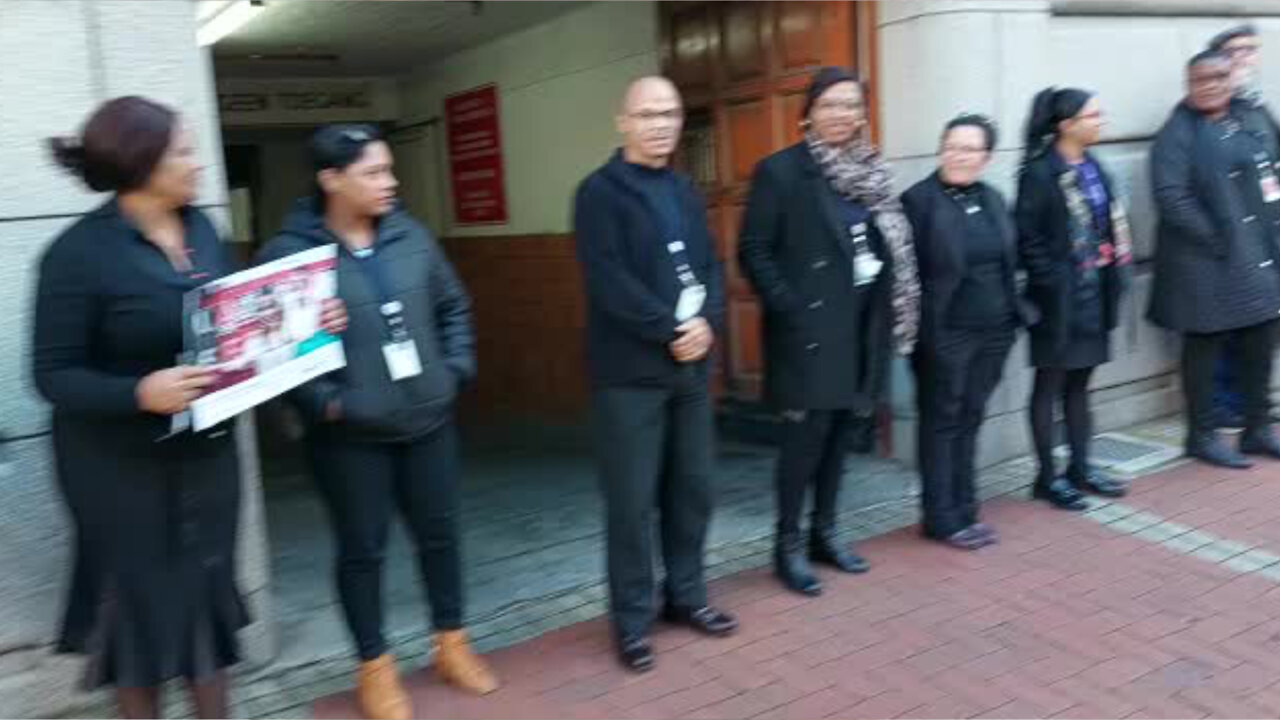 launching Women’s Month, the Western Cape Government and its executives formed a human chain on Monday