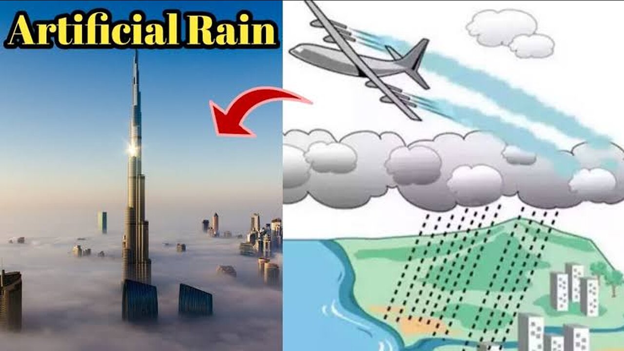 How Dubai is Making Artificial Rain ?🌧️☔