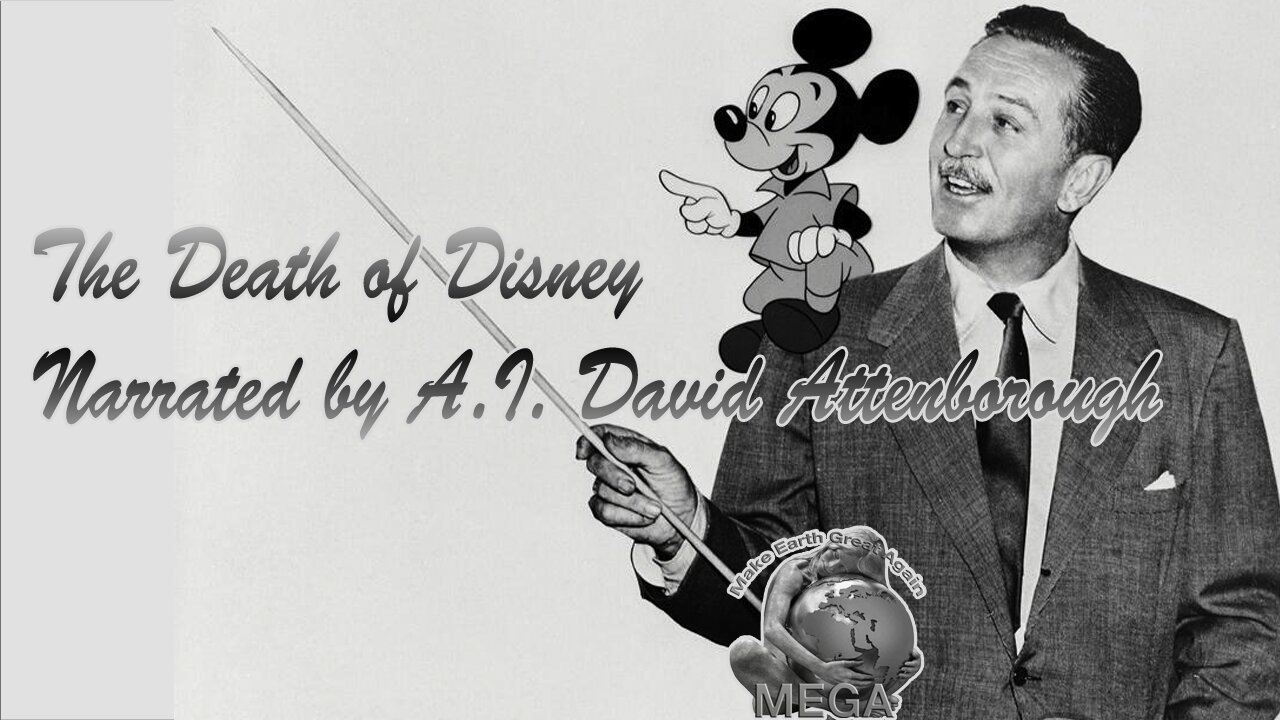 The Death of Disney • Sir David Attenborough narrates the rise and fall of Mickey Mouse (A.I. parody)