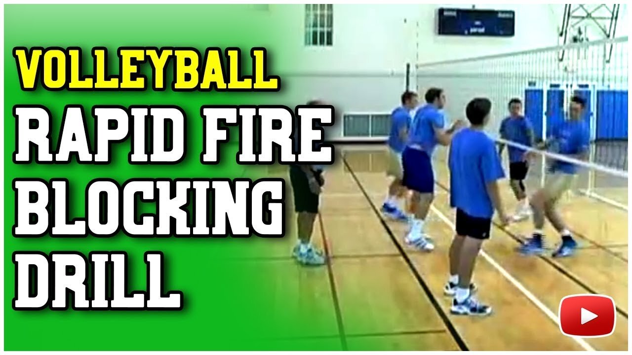 Mastering Mens Volleyball Advanced Skills and Drills - Rapid Fire Blocking Coach Al Scates