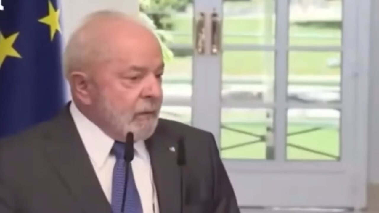 Lula falando que alguém deverá ser julgado no Tribunal Internacional 26/04/2023 Abril na Espanha