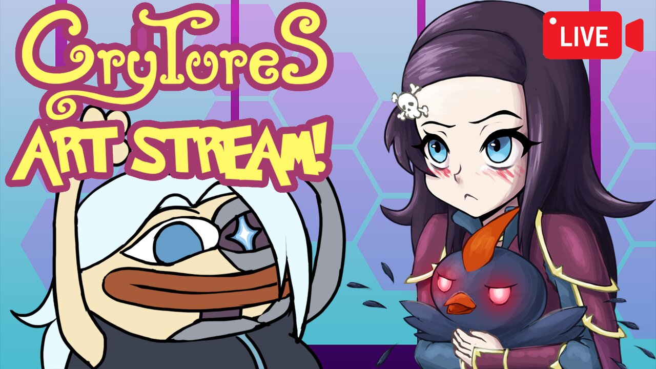 [Art Stream] Spooky Chickens! Illustrating Pokemon-Inspired TTRPG __〆(°∀* )ﾉ