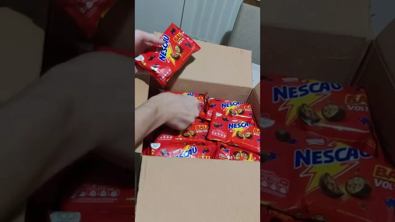 Chegou meus Nescau Ball da Shopee! 10 por R$5,35 🤯🤩🤩🤩