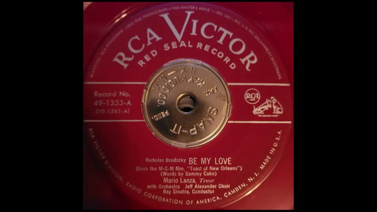 Mario Lanza - Be My Love