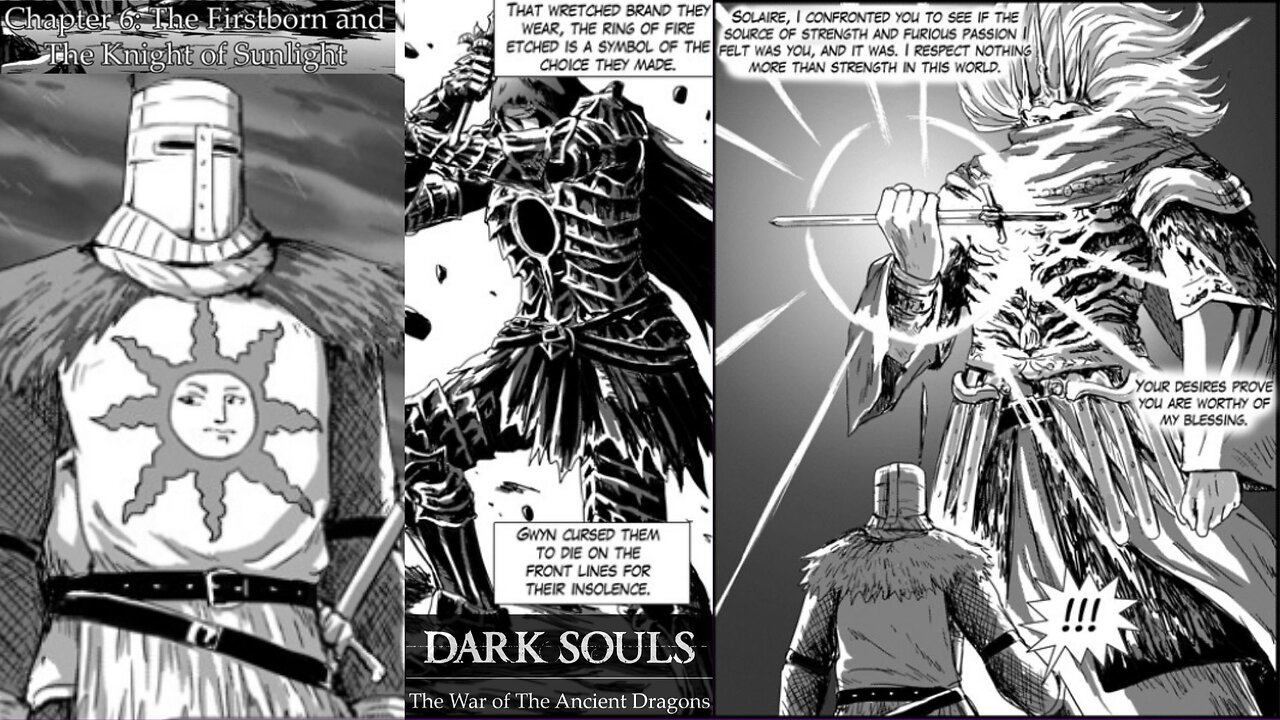 Dark Souls War of Ancient Dragons chapter 6 Firstborn & Knight of Sunlight